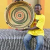 Woven Tray - Single Weave (Large) by Raymond Atindamoligo