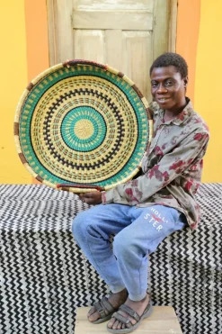 Woven Tray - Single Weave (Large) by Stephen "Shatta Wale" Akolgo
