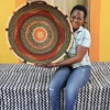 Woven Tray - Single Weave (Large) by Magaret Nsohbillah