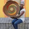 Woven Tray (Large / DOUBLE WEAVE) by Apukomah Nsoh