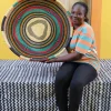 Woven Tray (Large / DOUBLE WEAVE) by Cynthia Ayine