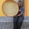 Woven Tray (Medium / DOUBLE WEAVE) by Eva Nsohbillah