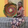 Woven Tray (Medium / DOUBLE WEAVE) by Cynthia Ayine