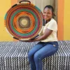 Woven Tray (Medium / DOUBLE WEAVE) by Rosina Aengwane