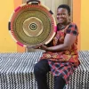 Woven Tray (Medium / DOUBLE WEAVE) by Ida Adigvom