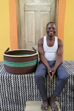 Woven Tub / Storage Stack (Large) by Ayinbillah Anaba