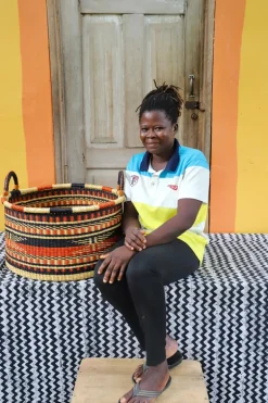 Woven Tub / Storage Stack (Large) by Azumah Ophelia