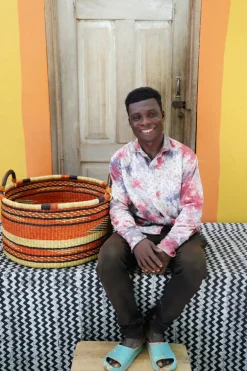 Woven Tub / Storage Stack (Large) by Nyaaba Aberiga