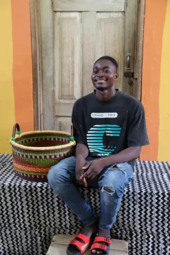Woven Tub / Storage Stack (Small) by Simon Abingya