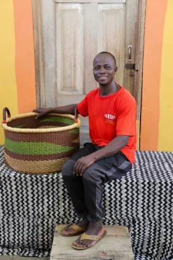 Woven Tub / Storage Stack (Large) by Jacob Adombire