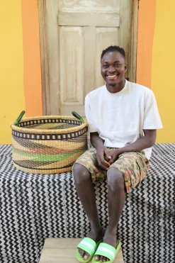 Woven Tub / Storage Stack (Large) by Simon Abingya