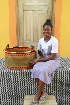 Woven Tub / Storage Stack (Large) by Mercy Adoiberinga