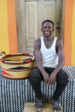 Woven Tub / Storage Stack (Medium) by Abraham Akolgo