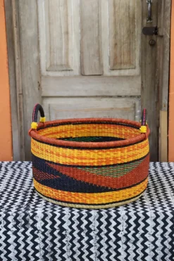 Woven Tub / Storage Stack (Medium) by Ayimbillah Anaba