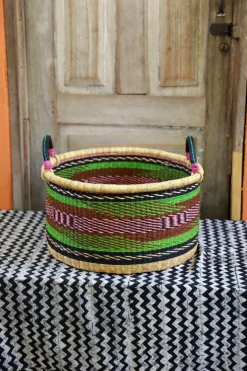 Woven Tub / Storage Stack (Medium) by Simon Abingya