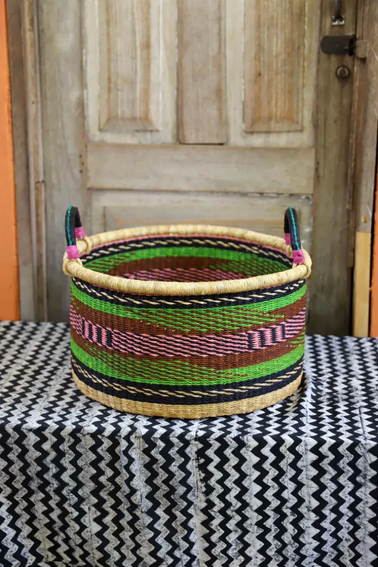 Woven Tub / Storage Stack (Medium) by Simon Abingya