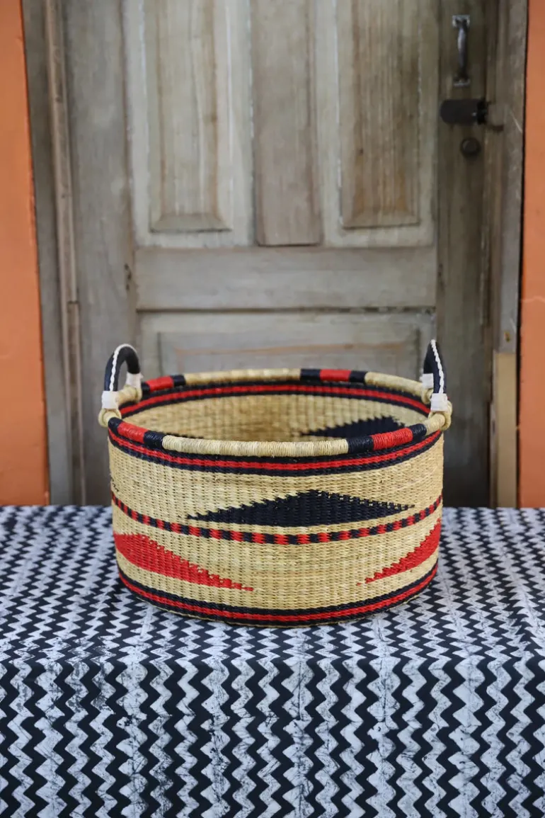 Woven Tub / Storage Stack (Medium) by Abraham Akolgo