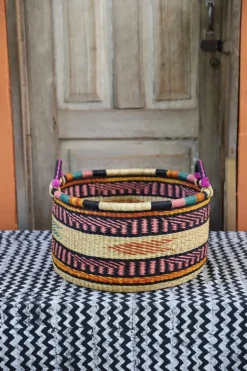 Woven Tub / Storage Stack (Medium) by Nyaaba Aberiga